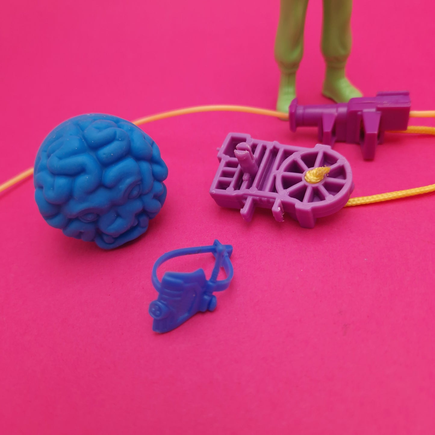 GHOSTBUSTERS ☆ EGON SPENGLER Slimed Heroes Complete Vintage Figure ☆ Loose 80s Kenner