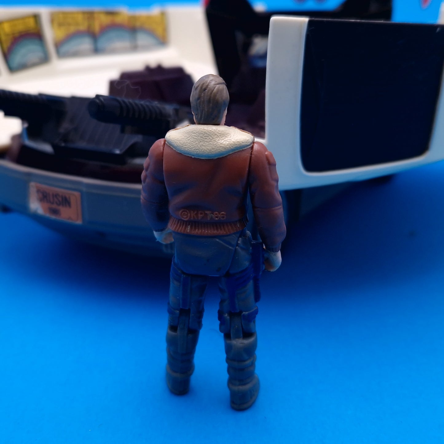 M.A.S.K ☆ SLINGSHOT ACE RIKER Near Complete Vintage Figure Vehicle ☆ MASK Kenner 80s Loose