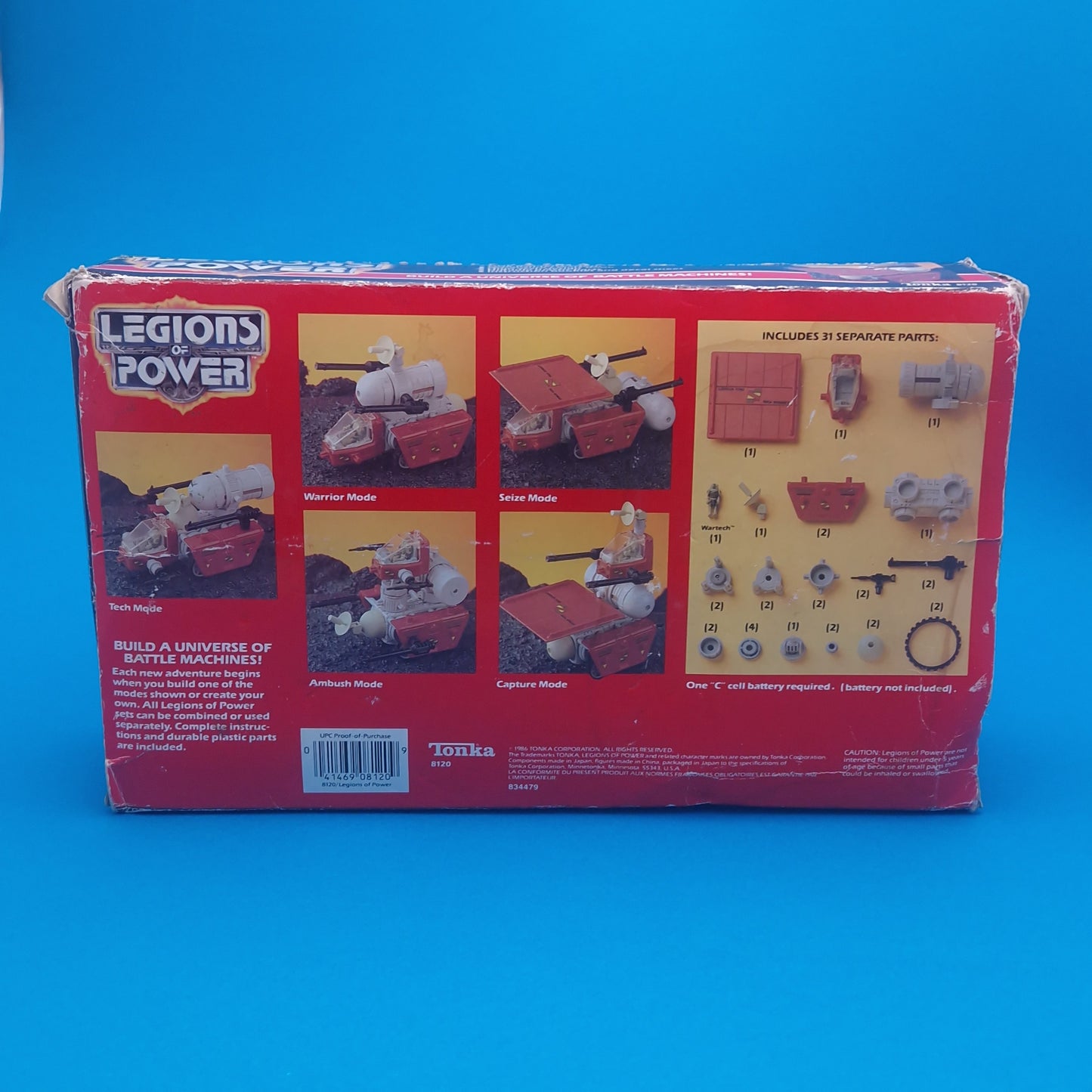 LEGIONS OF POWER ☆ TECH DYNASTY POWER MASTERS Playset ☆ Vintage Original 80s Tonka