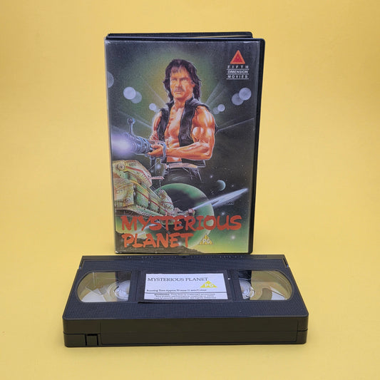 VHS Video ☆ MYSTERIOUS PLANET FITH DIMENSION ☆ PG Cert Big Box Ex Rental Vintage