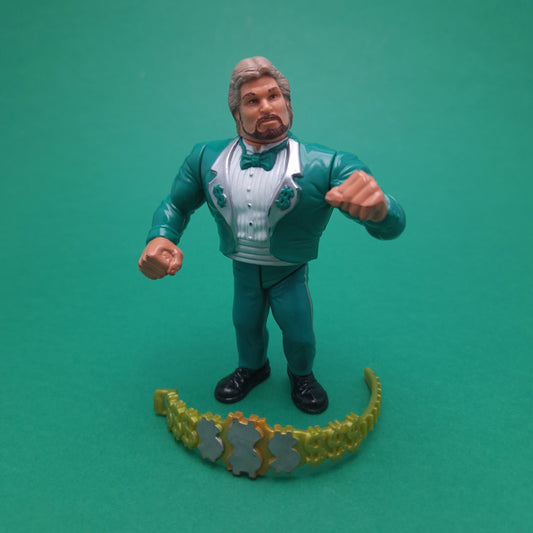 WWF HASBRO ☆ MILLION DOLLAR MAN TED DIBIASE BELT Vintage Wrestling Figure ☆ Original 90s Series 2