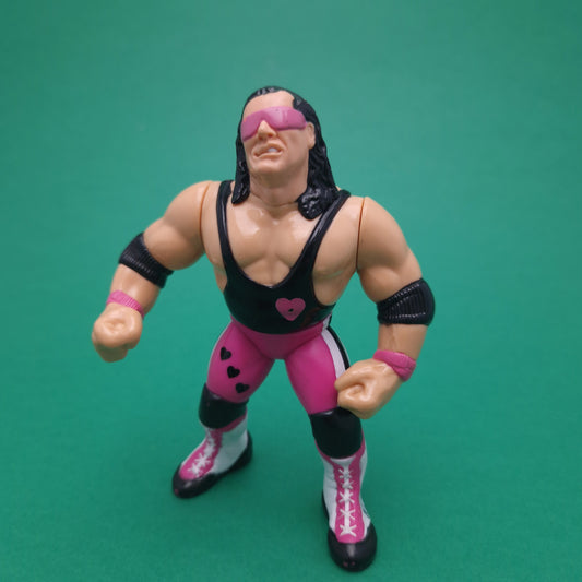 WWF HASBRO ☆ BRET THE HITMAN HART Vintage Wrestling Figure ☆ Series 4 Original 90s Loose
