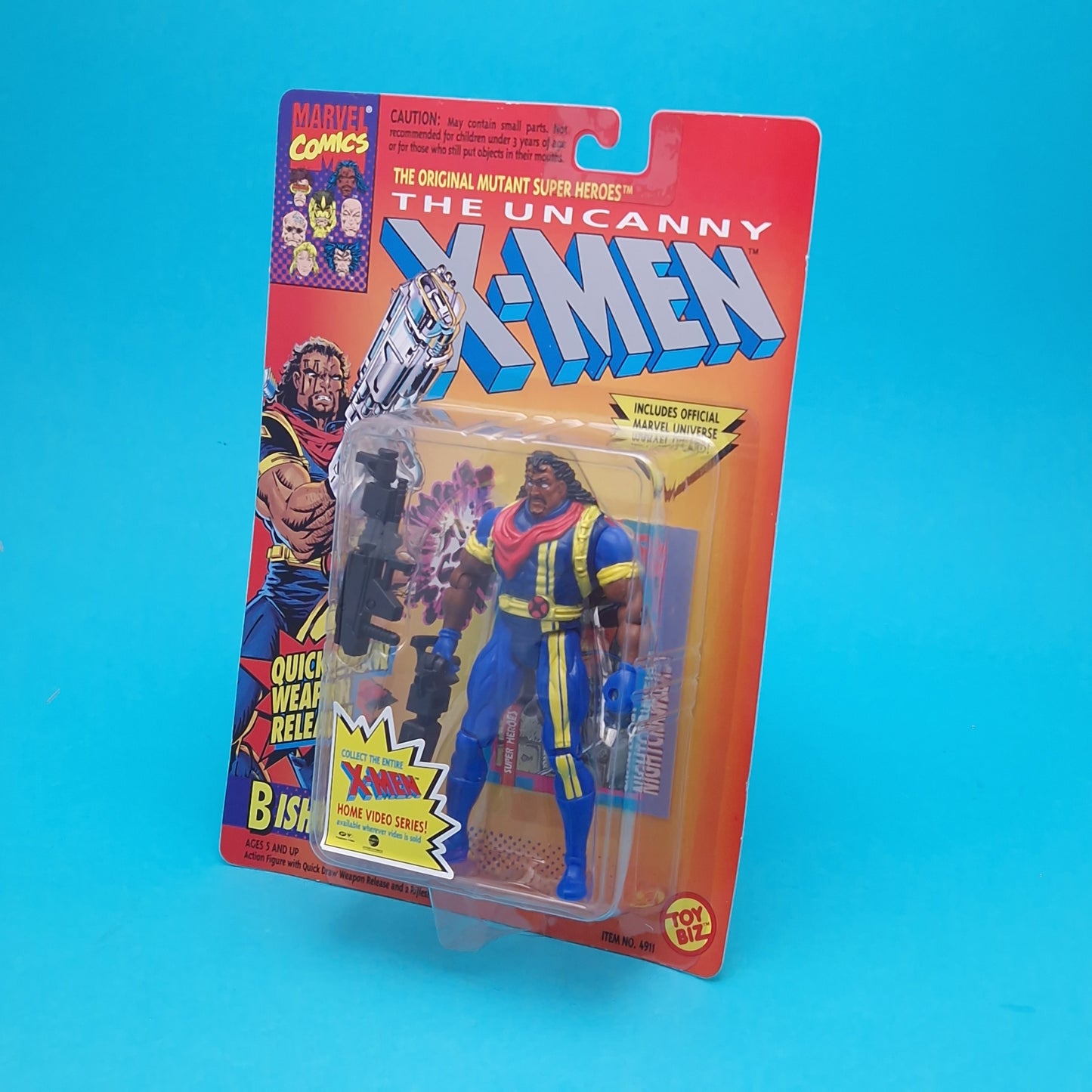X-MEN ☆ BISHOP MARVEL Action Figure ☆ Vintage MOC Sealed Carded Toybiz 90s