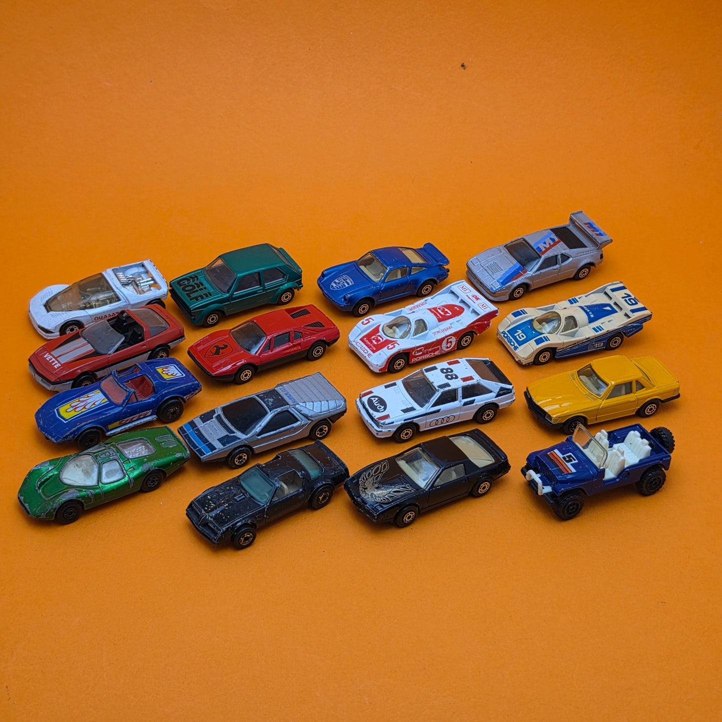 HOTWHEELS MC TOY MATCHBOX ☆ x16 Bundle of Cars from the 70s 80s Vehicle ☆ Diecast Car Vintage