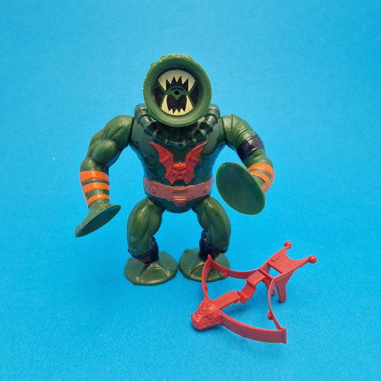 MASTERS OF THE UNIVERSE ☆ LEECH RED USA CROWSBOW Vintage Figure ☆ MOTU Loose 80s Mattel Original
