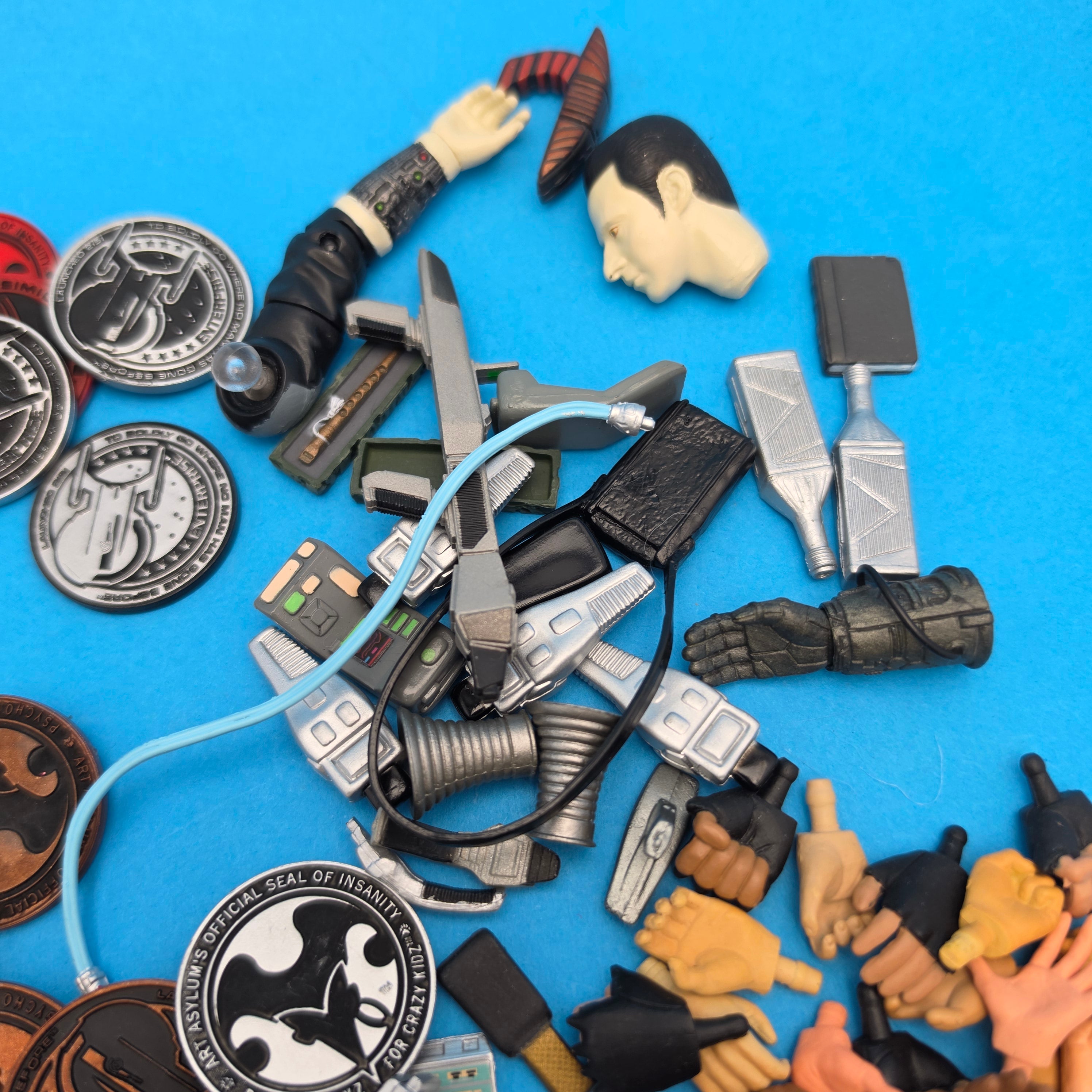 STAR TREK ☆ NEXT GEN ORIGINAL Wave Spares Parts Bundle ☆ Diamond
