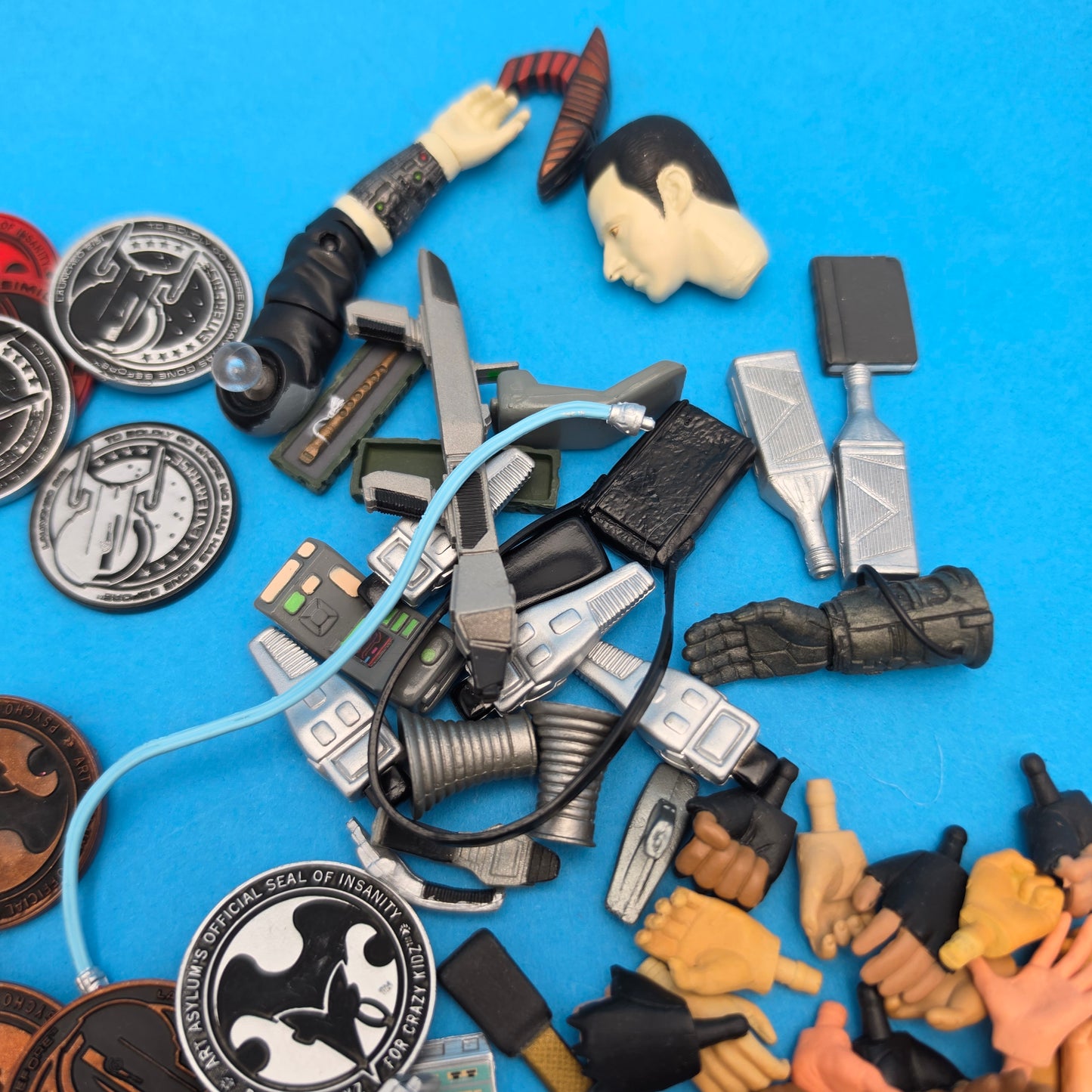 STAR TREK ☆ NEXT GEN ORIGINAL Wave Spares Parts Bundle ☆ Diamond Select Art Asylum