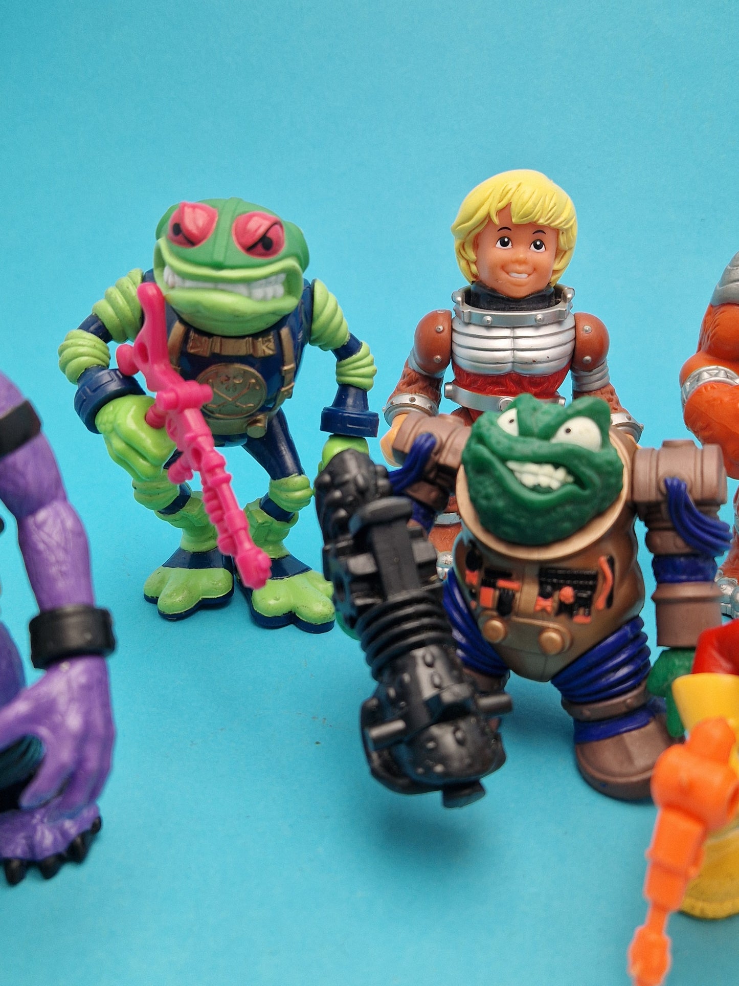 BUCKY O'HARE ☆ BUNDLE x6 AL NEGATOR STORM TOAD TROOPER Figure ☆ Loose Vintage Hasbro 90s