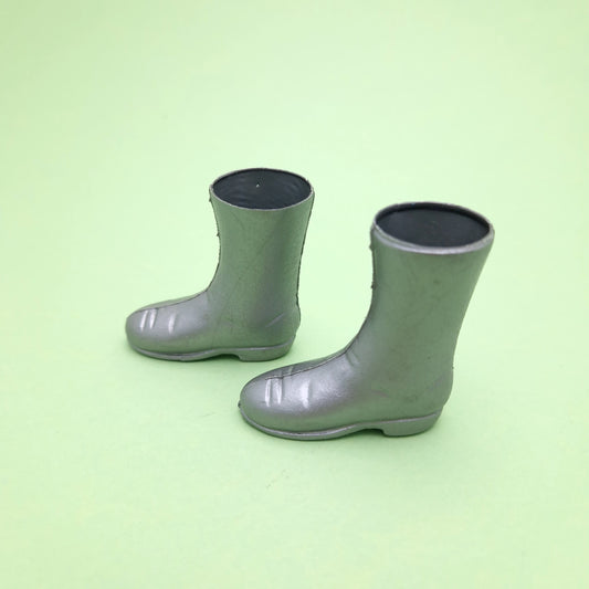 CAPTAIN ACTION ☆ SILVER BOOTS Anti-Gravitational Power Pack Accessory Costume for Figure ☆ Loose IDEAL 1966