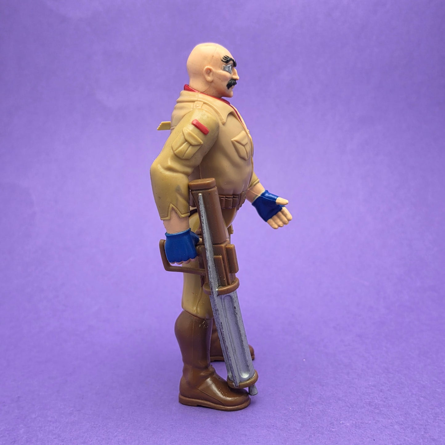 THUNDERCATS ☆ SAFARI JOE & GUN Complete Action Figure ☆ Vintage LJN Original 80s Loose