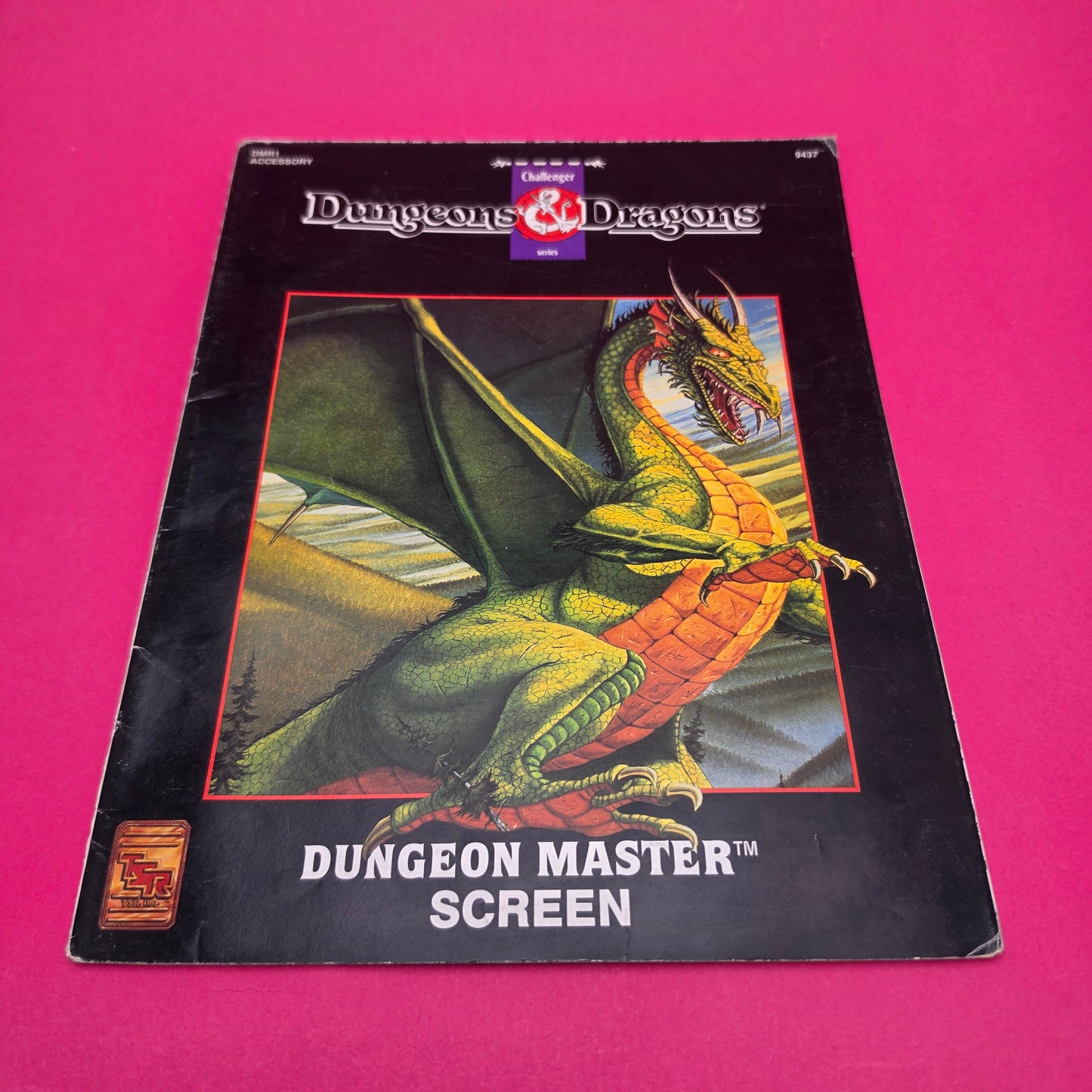 DUNGEONS & DRAGONS ☆ Escape From Thunder Rift TRS DMR 1 Dungeon Master Screen Challenger Series #9437 1993 ☆ Vintage Original