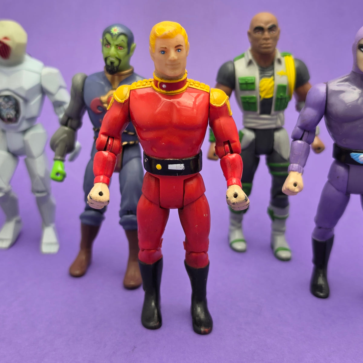 DEFENDERS OF THE EARTH ☆ FLASH GORDON PHANTOM Bundle Vintage Figure ☆ 1985 Loose