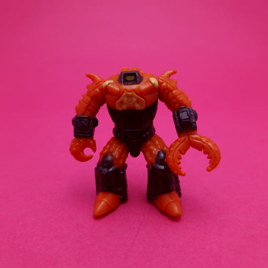 BATTLE BEASTS ☆ CRUSTY CRAB #28 Action Figure ☆ Vintage Original 80s Hasbro Takara Loose