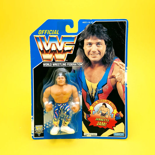 WWF HASBRO ☆ MARTY JANNETTY Vintage Figure ☆ MOC Original 90s Carded Sealed Series 10