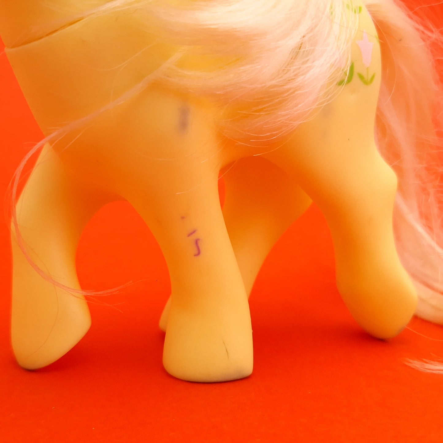 MY LITTLE PONY ☆ POSEY Earth Pony Vintage MLP Figure ☆ Loose 80s Hasbro