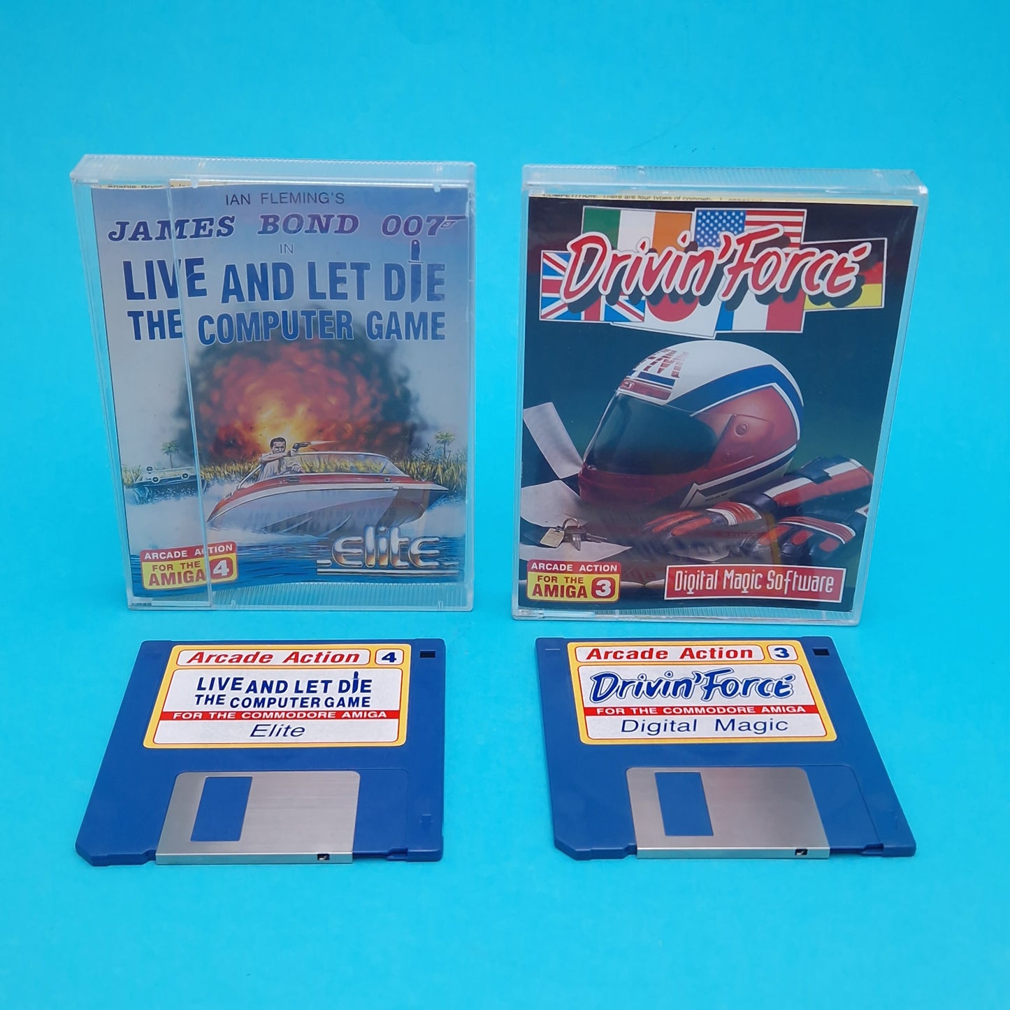 AMIGA ☆ ARCADE ACTION SILICA COLLECTION of 10 ☆ Asterix Rick Dangerous Vintage Retro Game Original