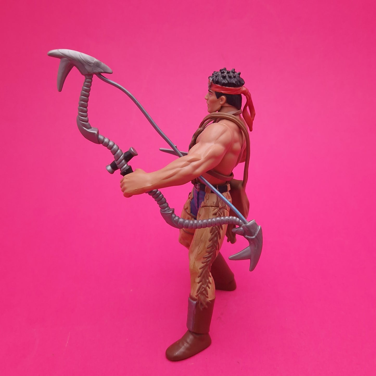 TUROK ☆ JOSHUA FIRESEED Dinosaur Hunter & PRIMAGEN Vintage Action Figure ☆ Playmates Loose 1998