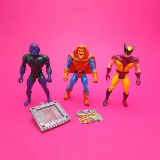 MARVEL SECRET WARS ☆ WOLVERINE HOBGOBLIN KANG Action Figure ☆ 80s Mattel