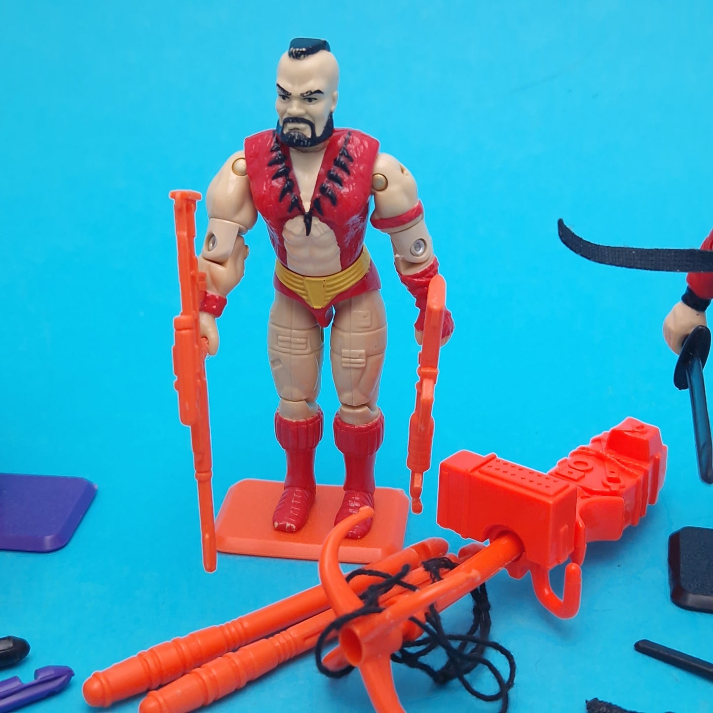 G.I.JOE ☆  BLANKA KEN MASTERS ZANGIEF STREET FIGHTER Figure ☆ Vintage Hasbro 1993