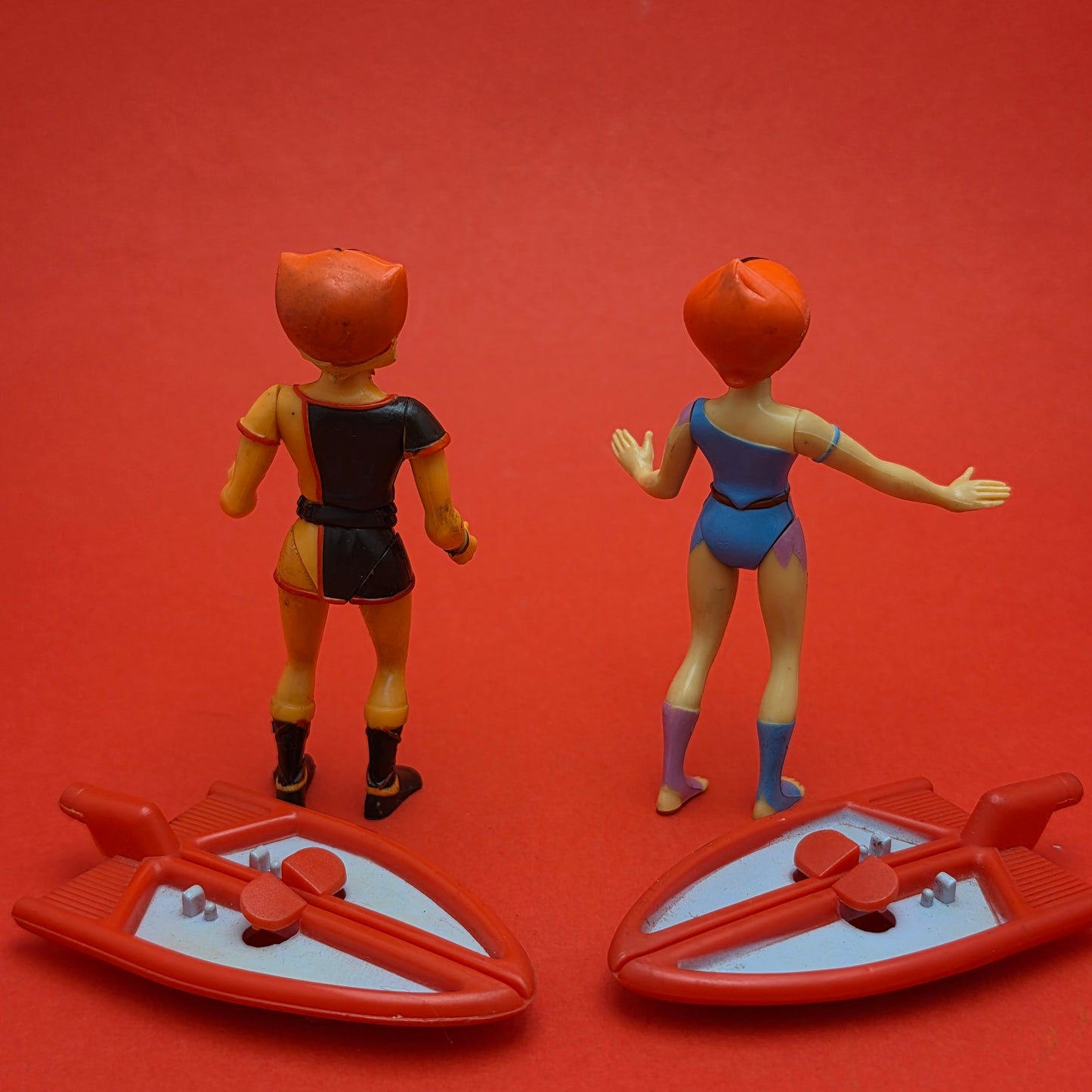 THUNDERCATS ☆ WILYKAT & WILYKAT Boards Figure ☆ Vintage LJN Complete 80s