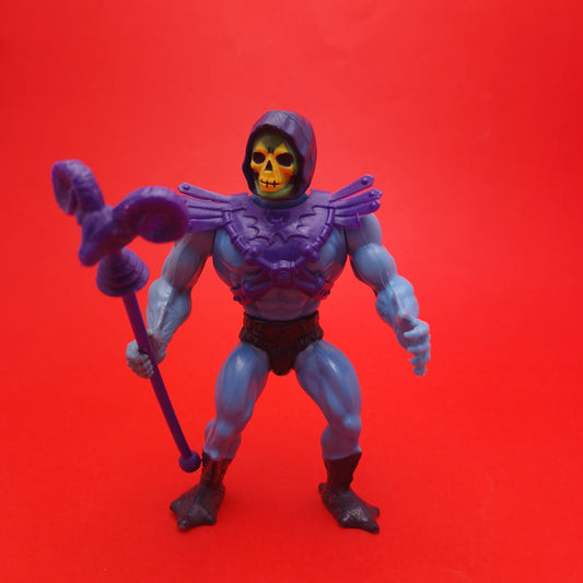 MASTERS OF THE UNIVERSE ☆ SKELETOR Vintage Figure ☆ MOTU Loose 80s Mattel