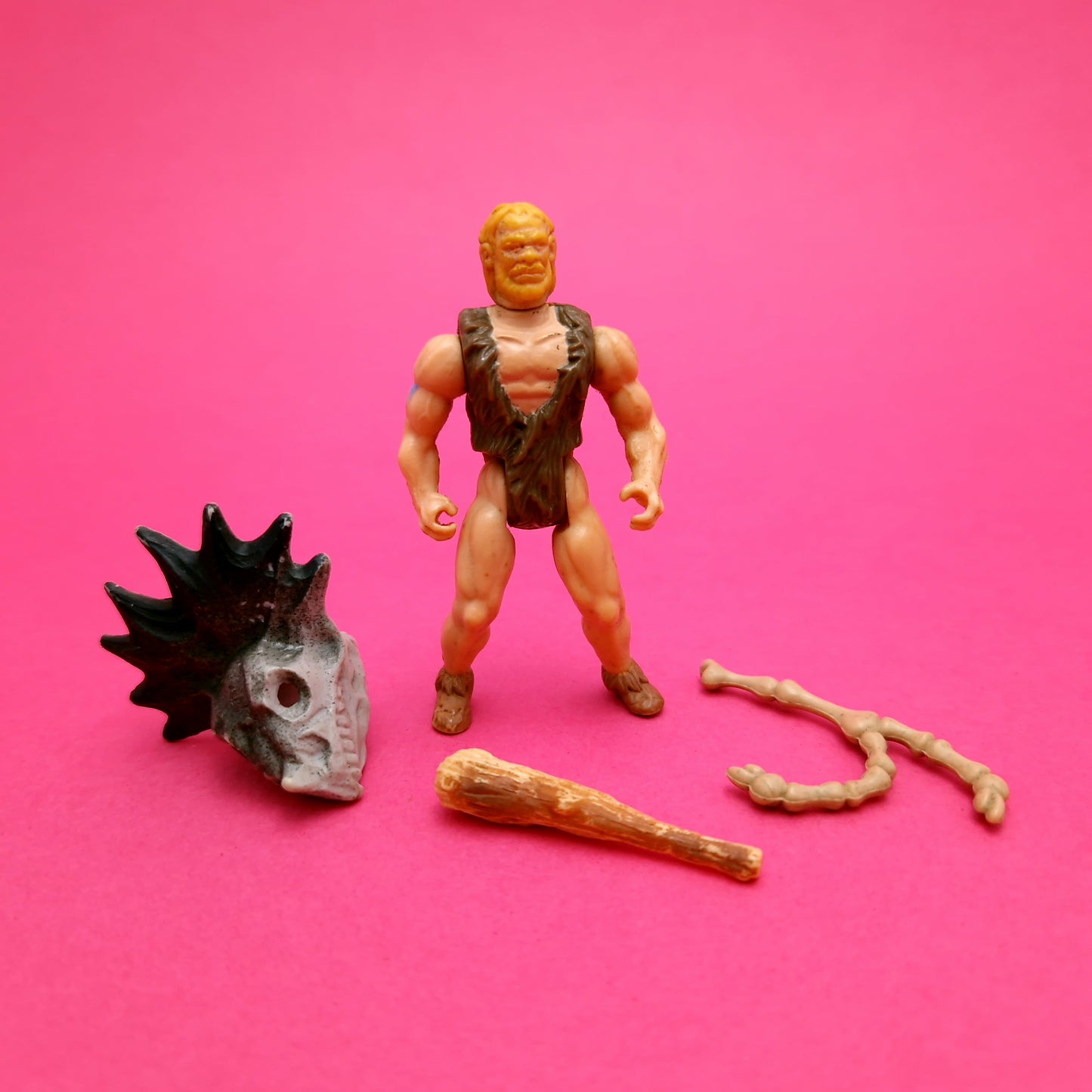 BONE AGE ☆ TUND THE THUNDER Vintage Action Figure ☆ Near Complete Kenner