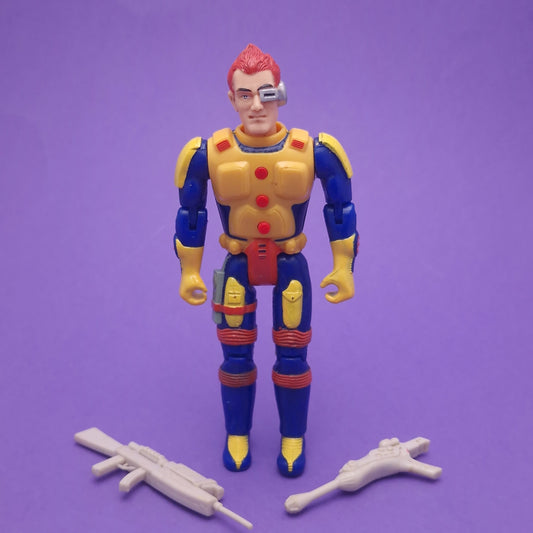 VOICE SQUAD ☆ TIGER CHIEF Vintage Action Figure ☆ 1991 Loose Toy Island