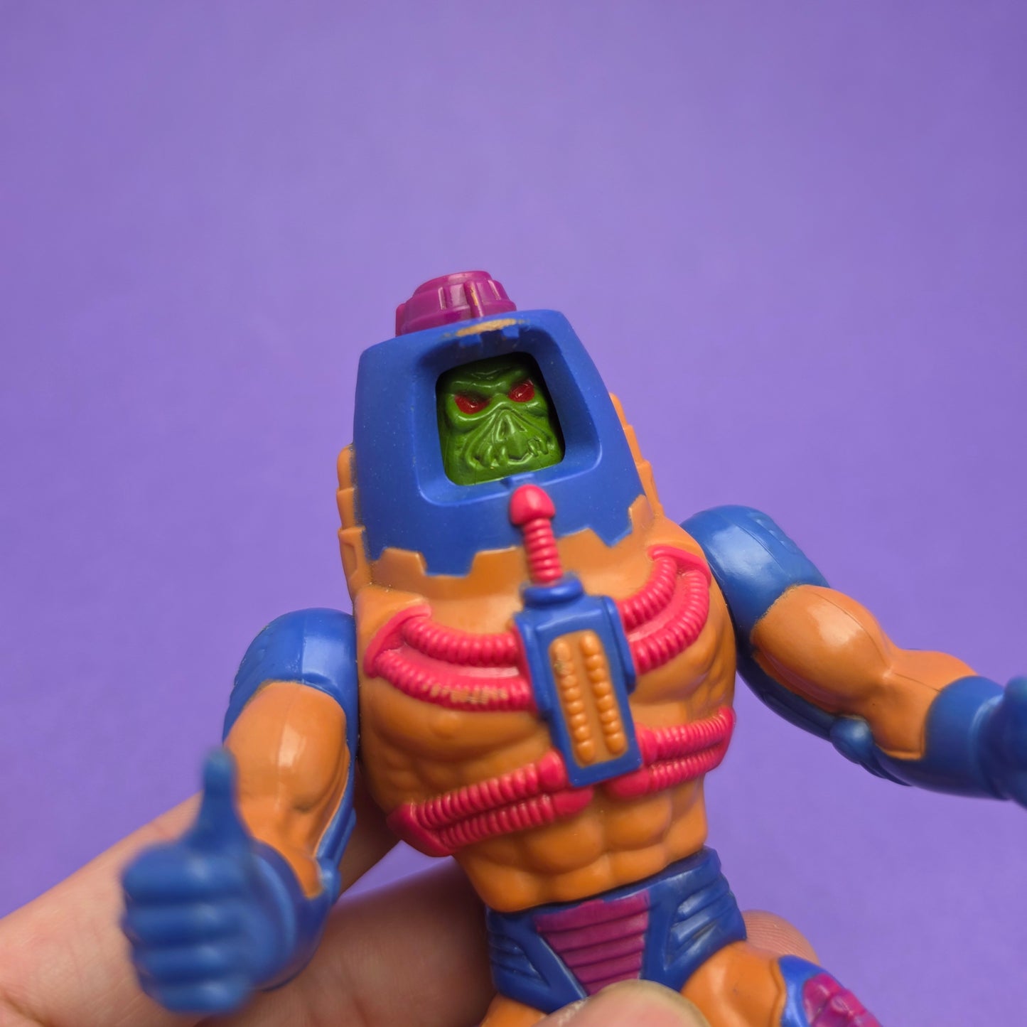 MASTERS OF THE UNIVERSE ☆ MAN-E-FACES Vintage Figure ☆ MOTU 80s Mattel