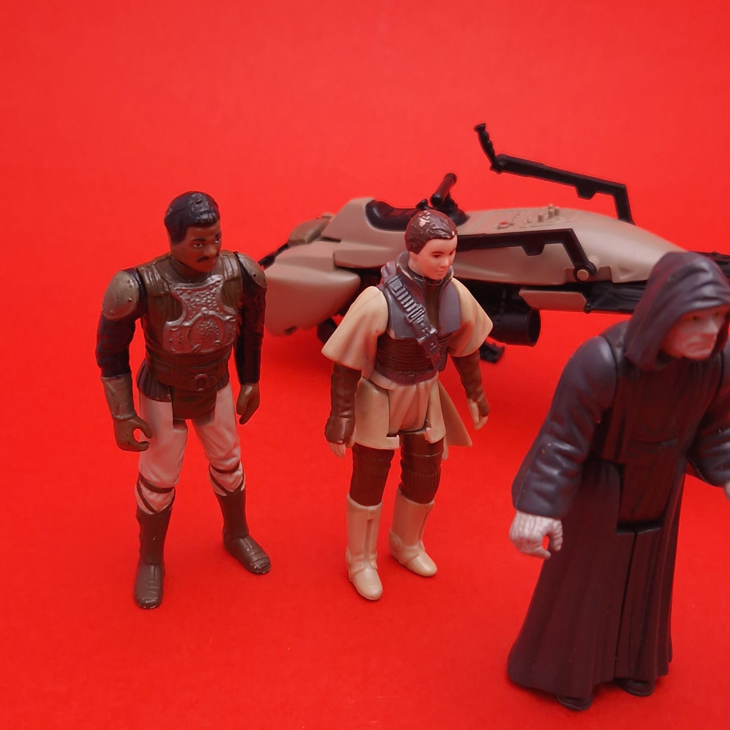 STAR WARS VINTAGE ☆ 6x BUNDLE X-WING PILOT LUKE HAN SOLO EMPEROR Figures ☆ Kenner 80s