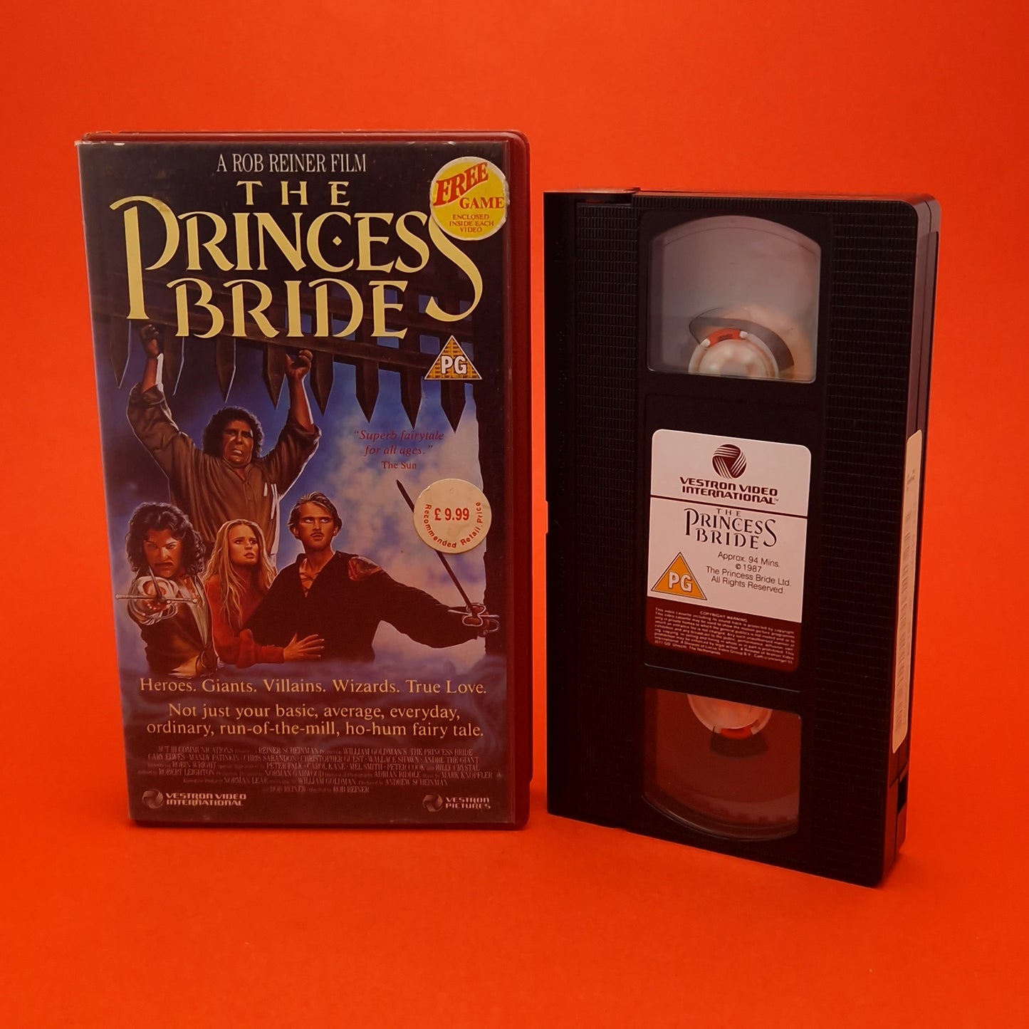 VHS Video ☆ WWF THE PRINCESS BRIDE Tape Cassette PG