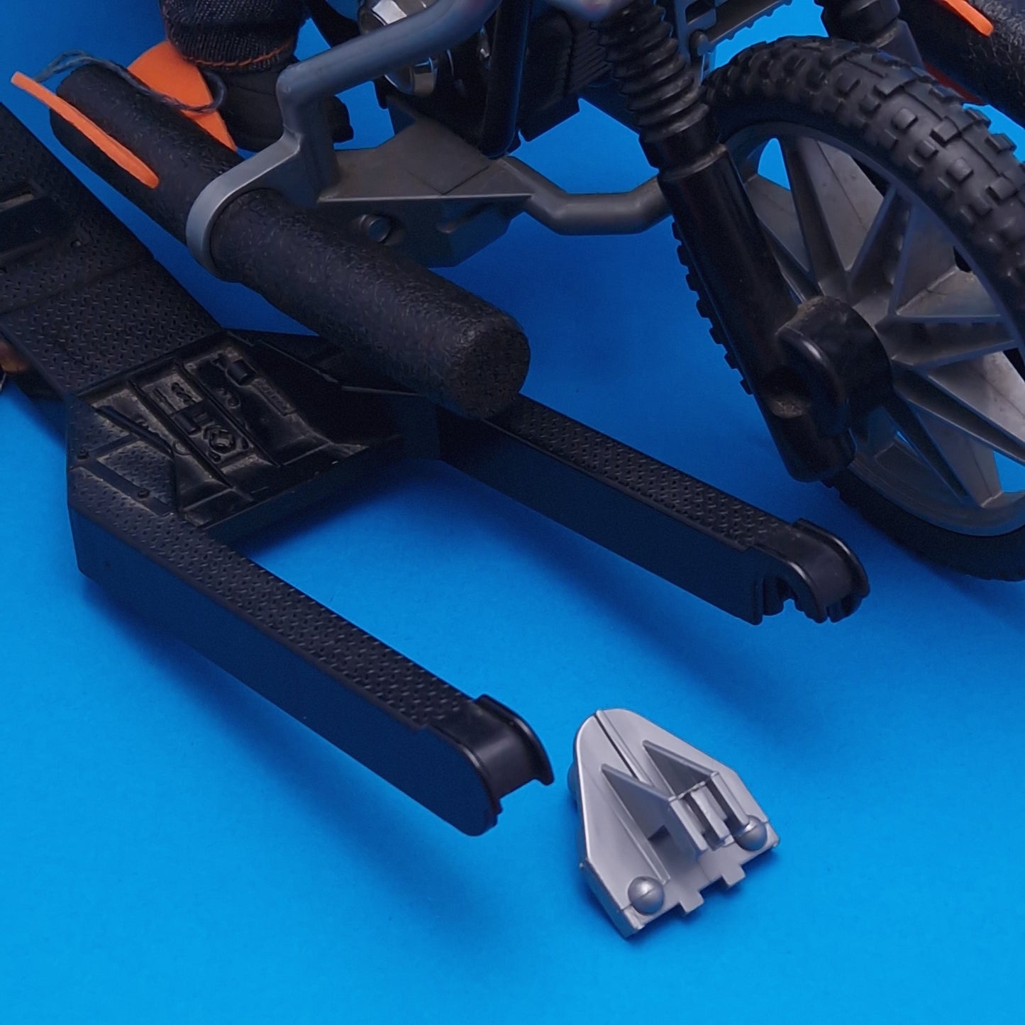 ACTION MAN ☆ STREET COMBAT & TURBOLANCE Motorbike Figure ☆ Vintage HASBRO 90's Loose