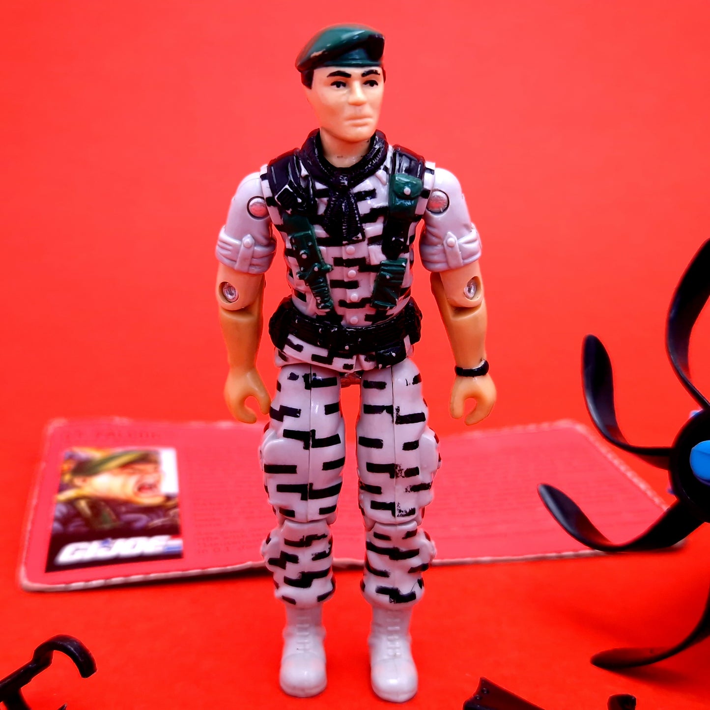 G.I.JOE ☆ Super Sonic Fighters LT. FALCON Complete Vintage Action Figure ☆ Force Hasbro 1992