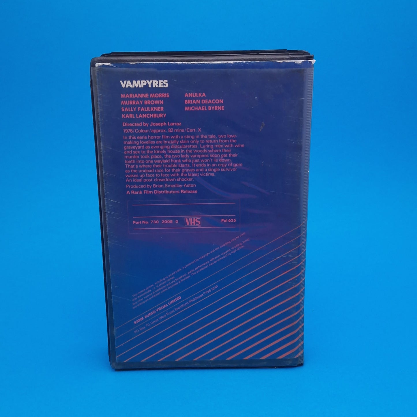 VHS Video ☆ VAMPYRES RANK VIDEO LIBRARY Big Box Clam Shell Pre Cert Tape Cassette
