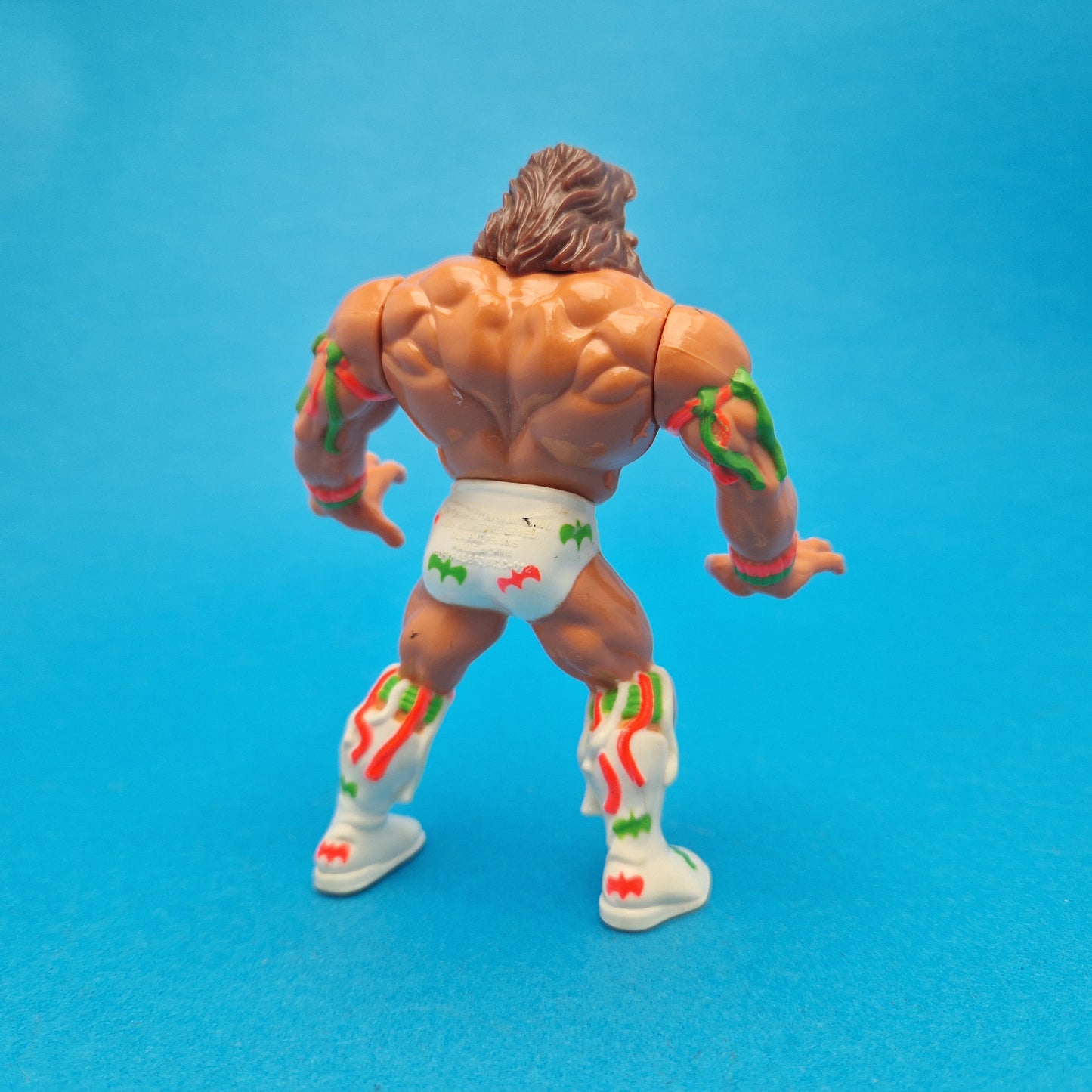 WWF HASBRO ☆ ULTIMATE WARRIOR Good Nose Vintage Wrestling Figure ☆ Original 90s Series 2