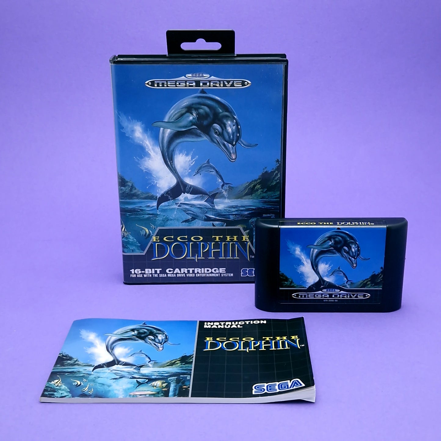 SEGA MEGADRIVE ☆ ECCO THE DOLPHIN ☆ Vintage Retro Game CIB Boxed