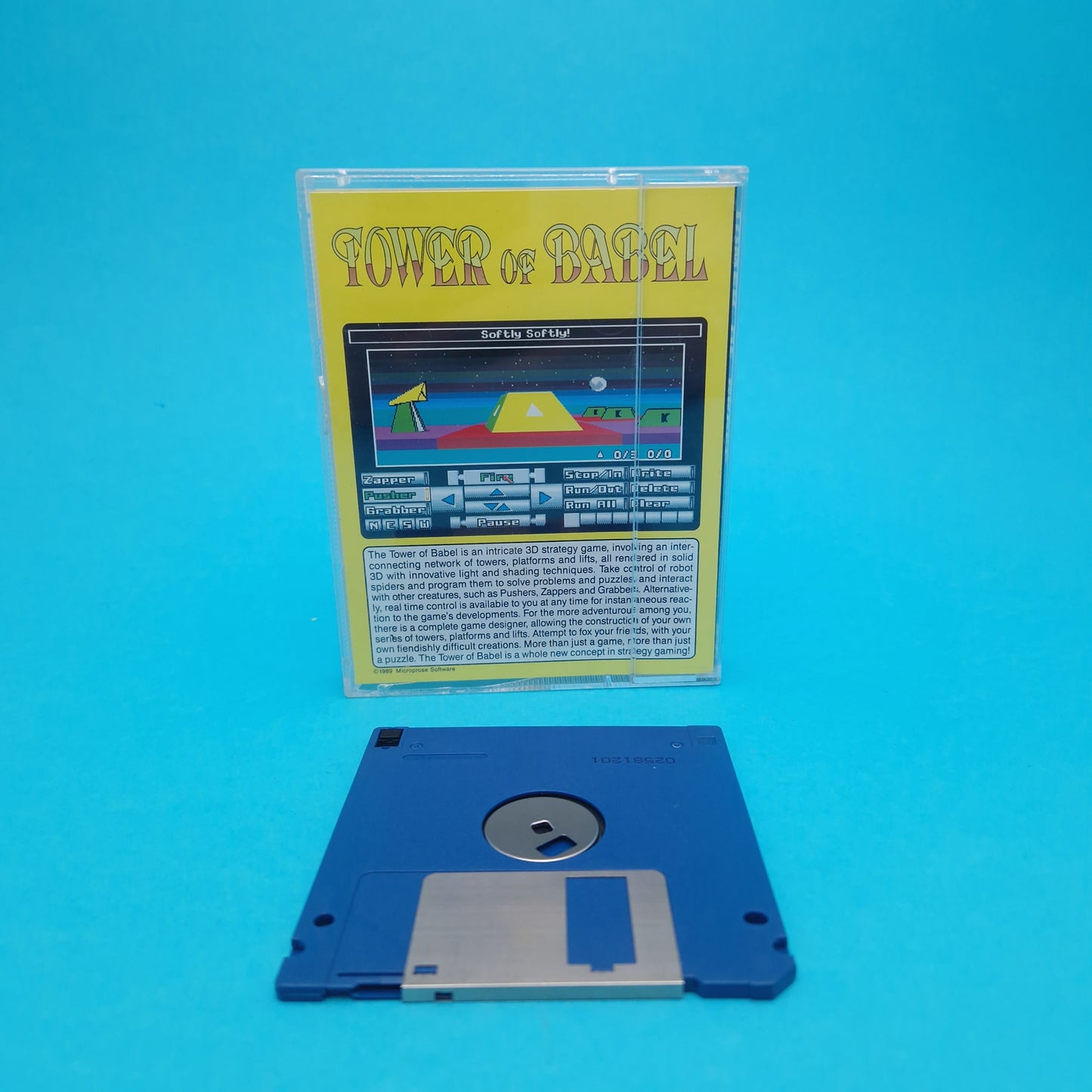 AMIGA ☆ TOWER OF BABEL SILICA Astra Pack ☆ Rainbird Vintage Retro Game Original
