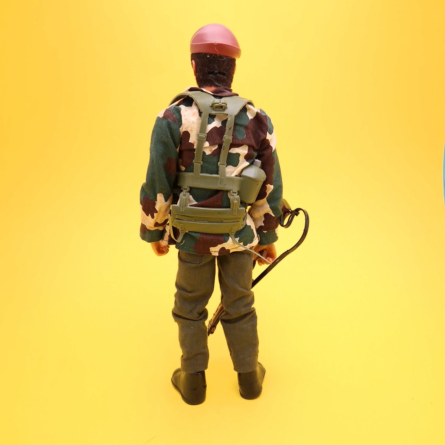 ACTION MAN ☆ PARACHUTE REGIMENT 34416 Uniform & Eagle Eye Figure 80's ☆ Vintage PALITOY Loose
