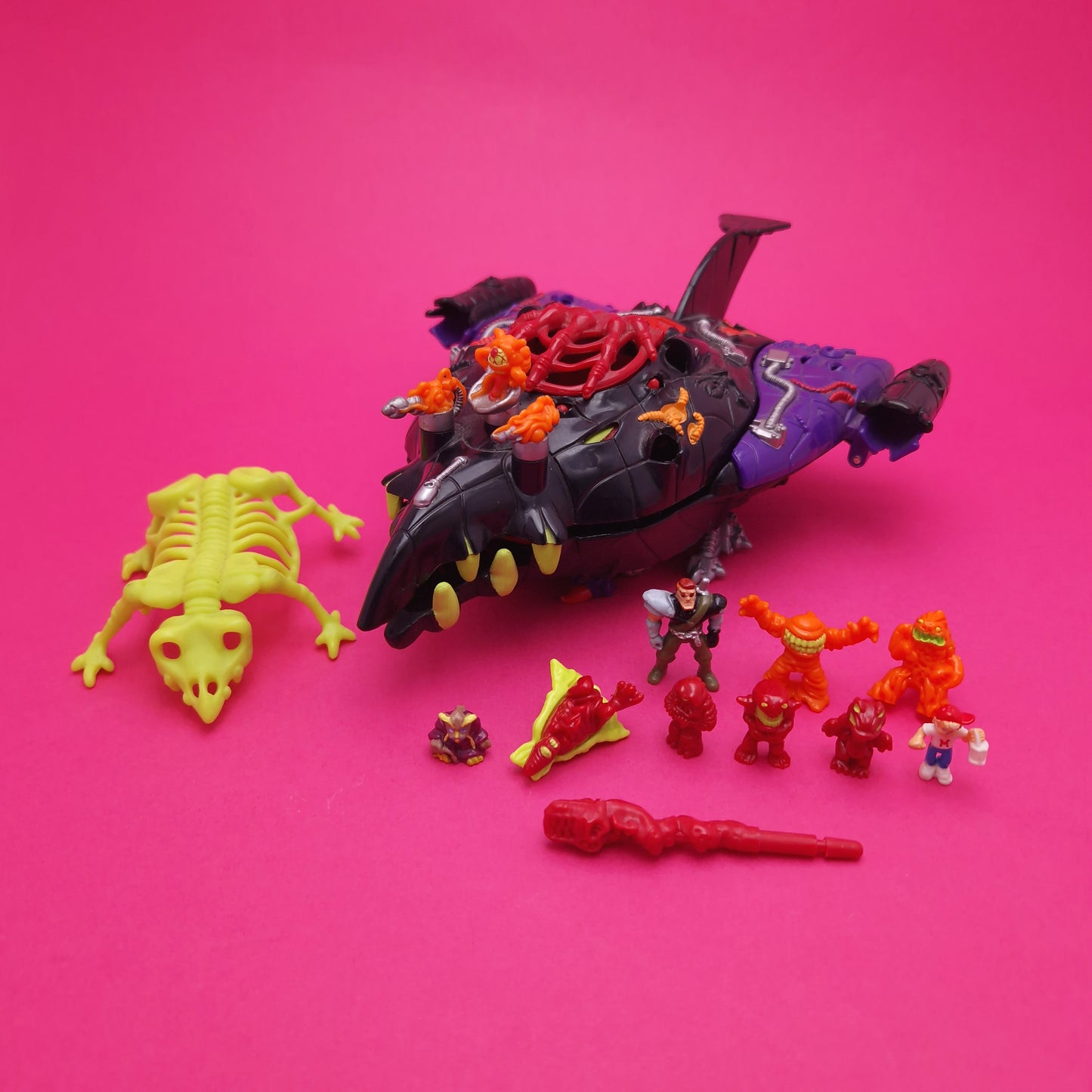 MIGHTY MAX ☆ Defies the Dread Star TERROR TALONS Vintage Playset ☆ Loose