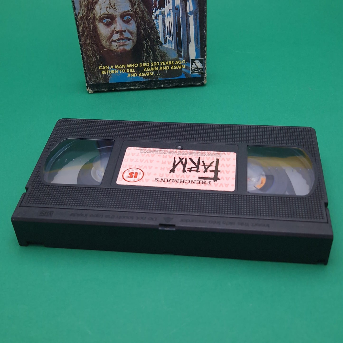 VHS Video ☆ FRENCHMANS FARM ☆ 80s Card Sleeve Horror 15 Vintage