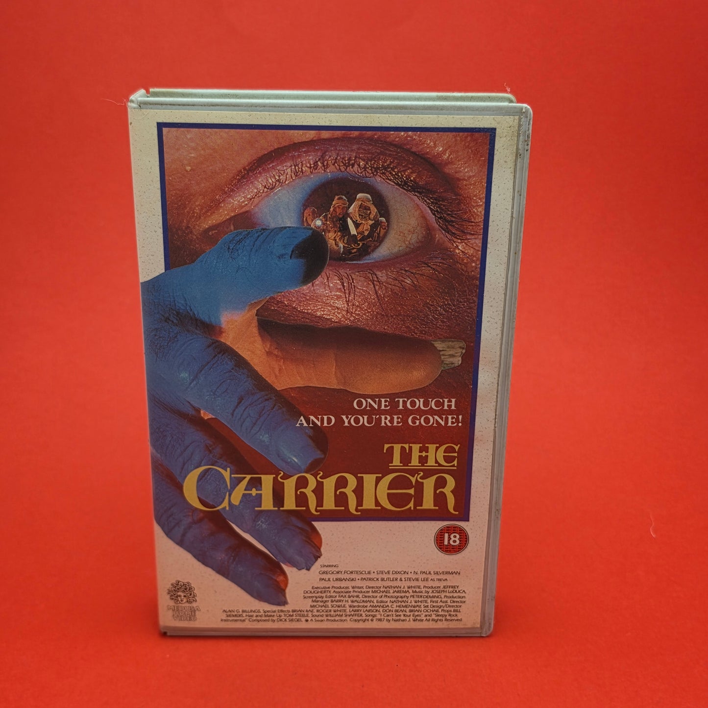 VHS Video ☆ THE CARRIER 1988 ☆ 18 Cert Big Box Ex Rental Vintage MEDUSA