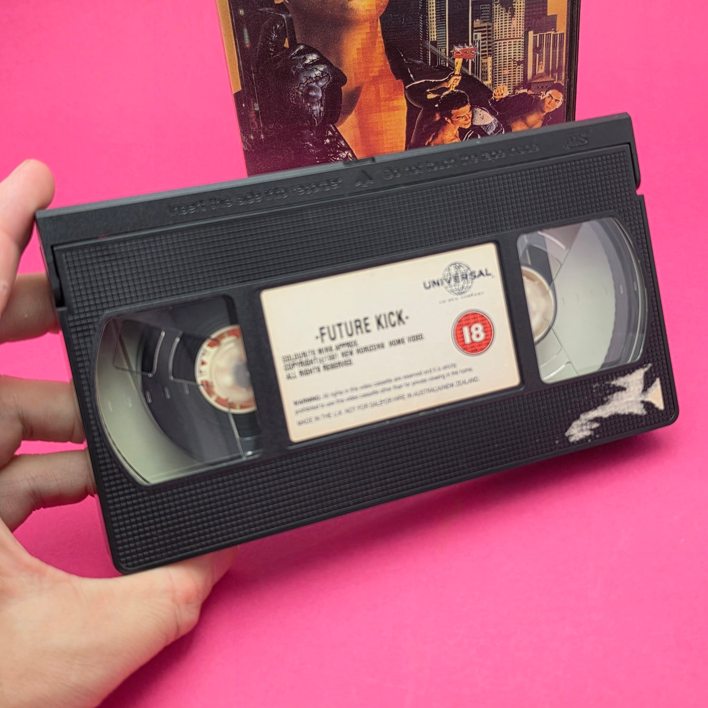 VHS Video ☆ FUTUREKICK ☆ 18 Cert Vintage Ex Rental Big Box 1991 DON WILSON