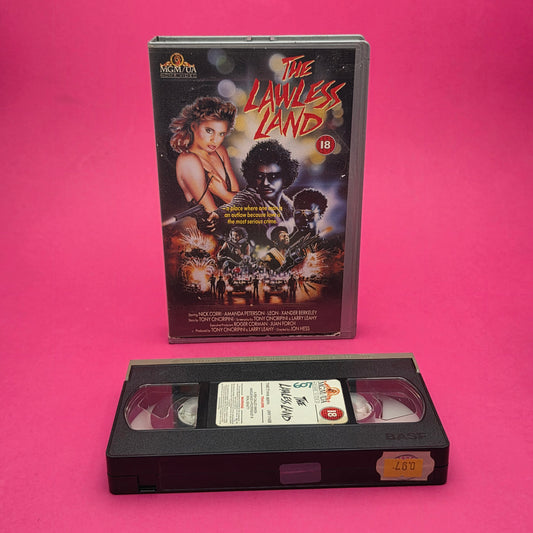 VHS Video ☆ THE LAWLESS LAND 1988 ☆ 18 Cert Big Box Ex Rental Vintage MGM UK
