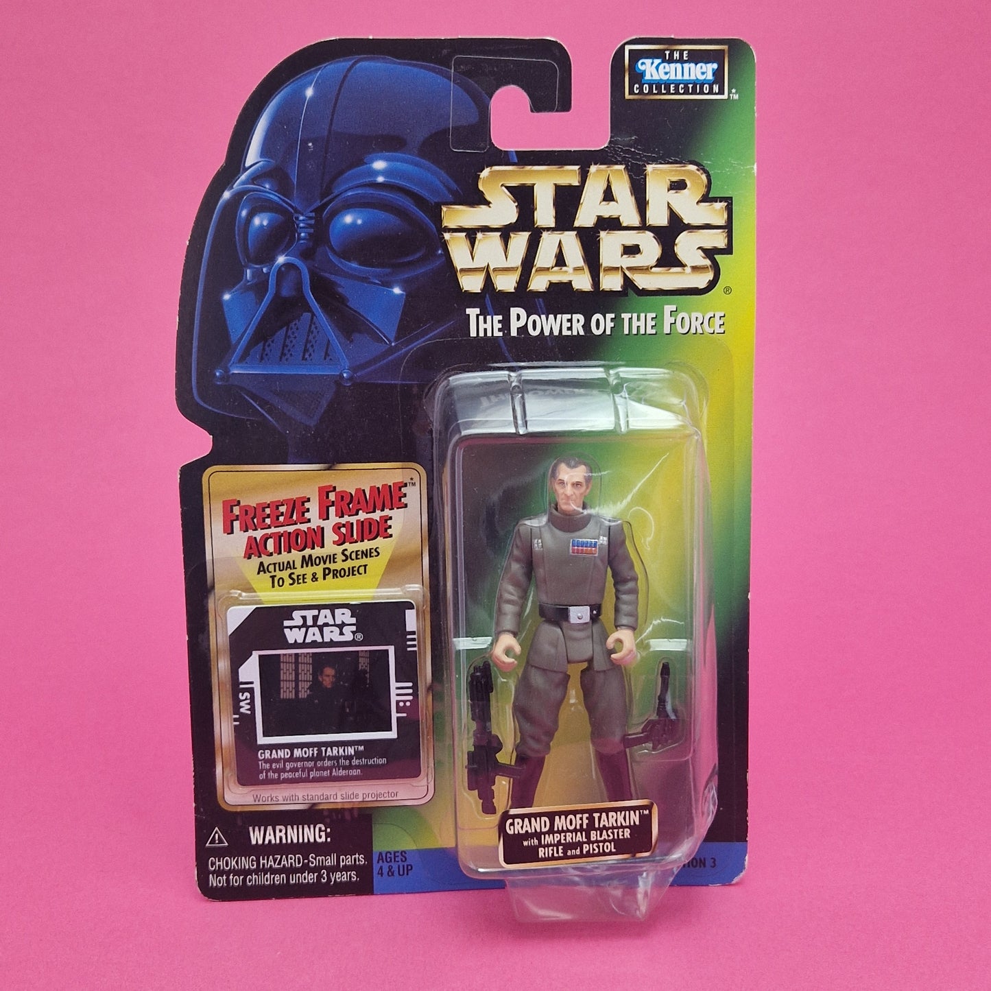 POTF ☆ GRAND MOFF TARKIN Star Wars Power Of The Force FREEZE FRAME Figure ☆ MOC Sealed Carded Kenner