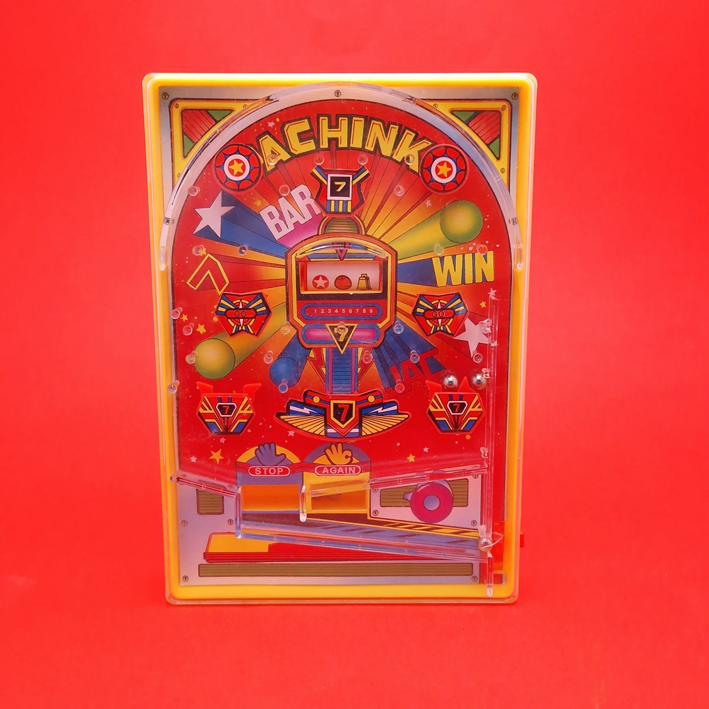 PACHINKO ☆ PIN-BALL Machine Handheld Game ☆ 1990 BOXED Original Vintage