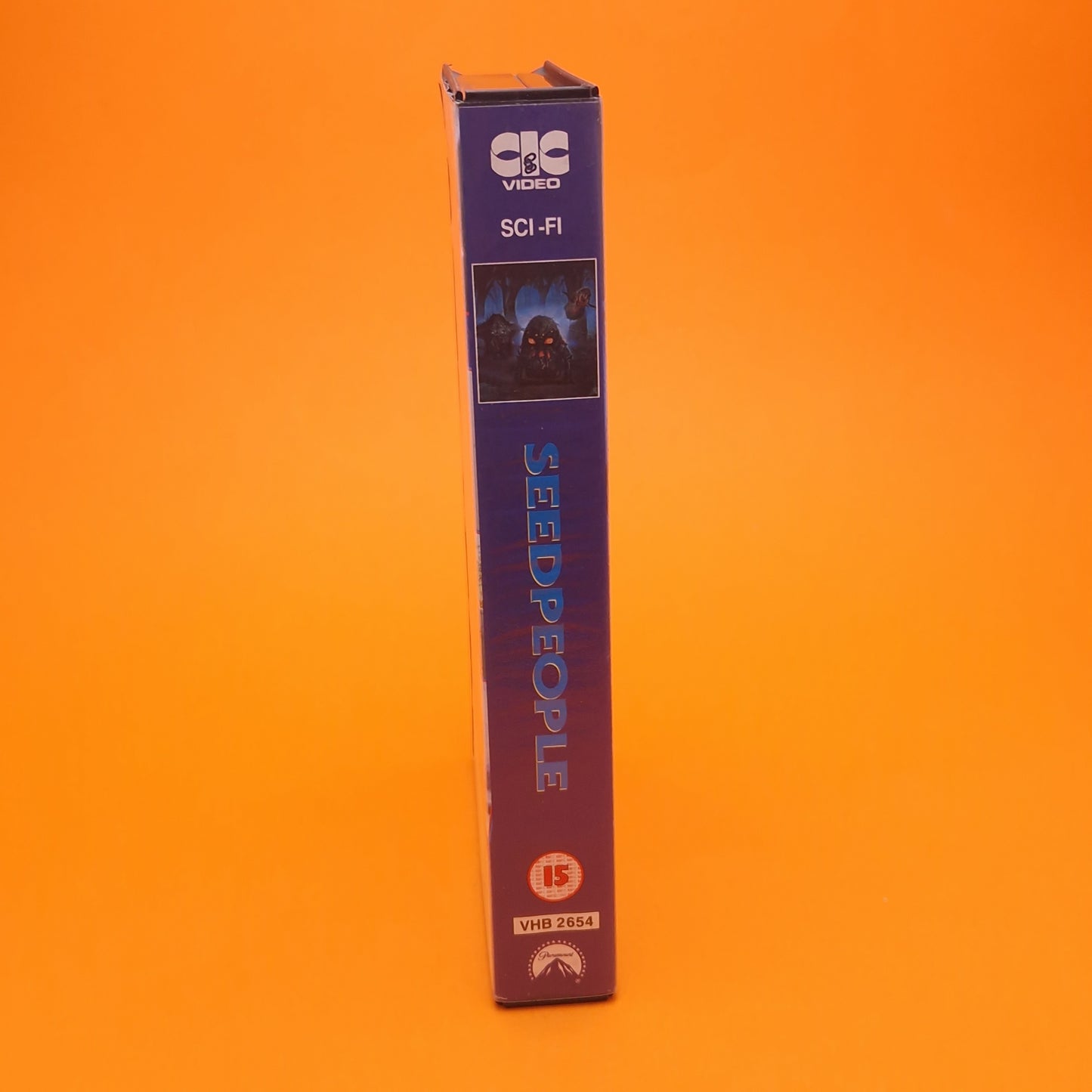 VHS Video ☆ SEED PEOPLE ☆ 80s Big Box Ex Rental Sci-Fi 15 Vintage