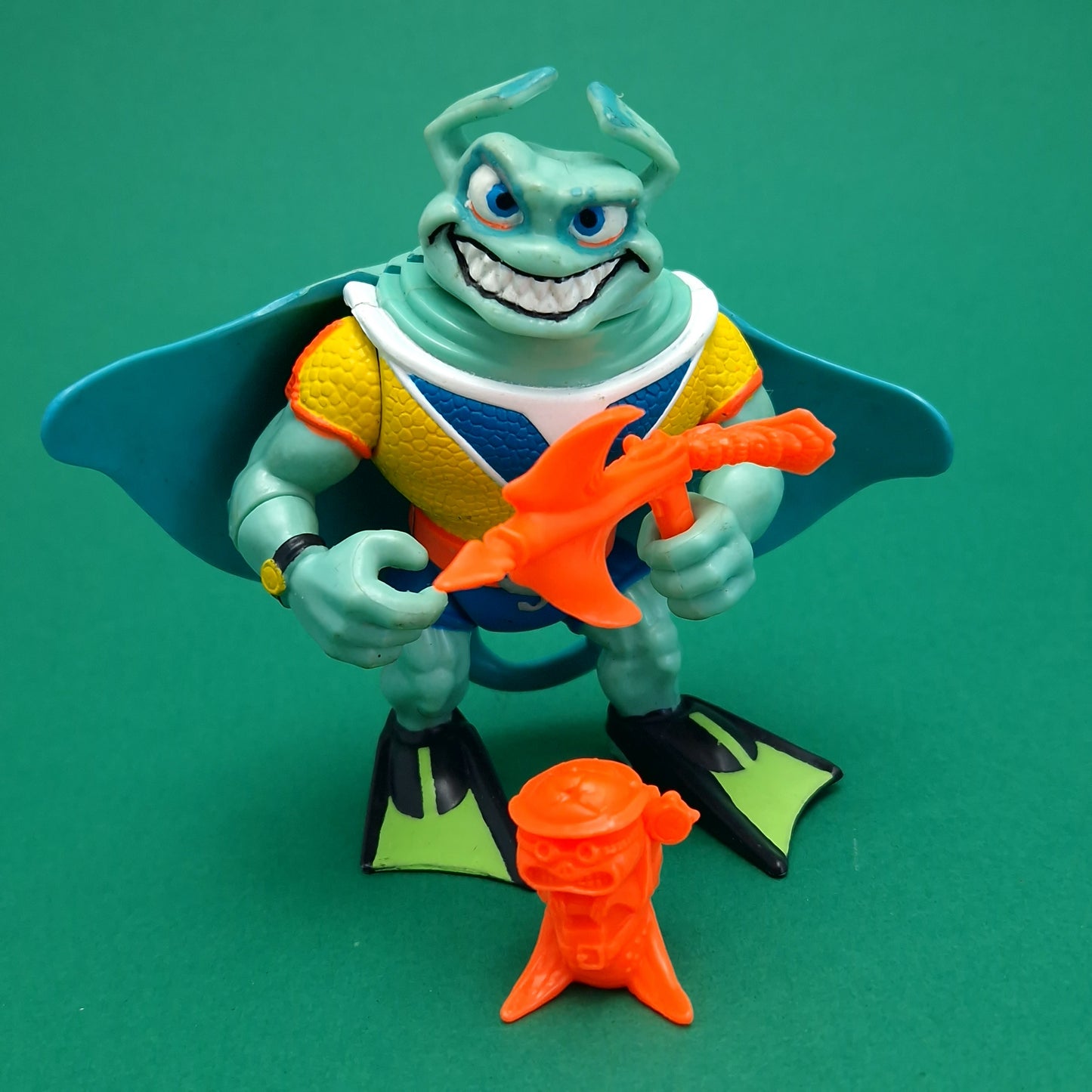 TEENAGE MUTANT NINJA TURTLES ☆ RAY FILET Vintage Action Figure ☆ 90s Loose