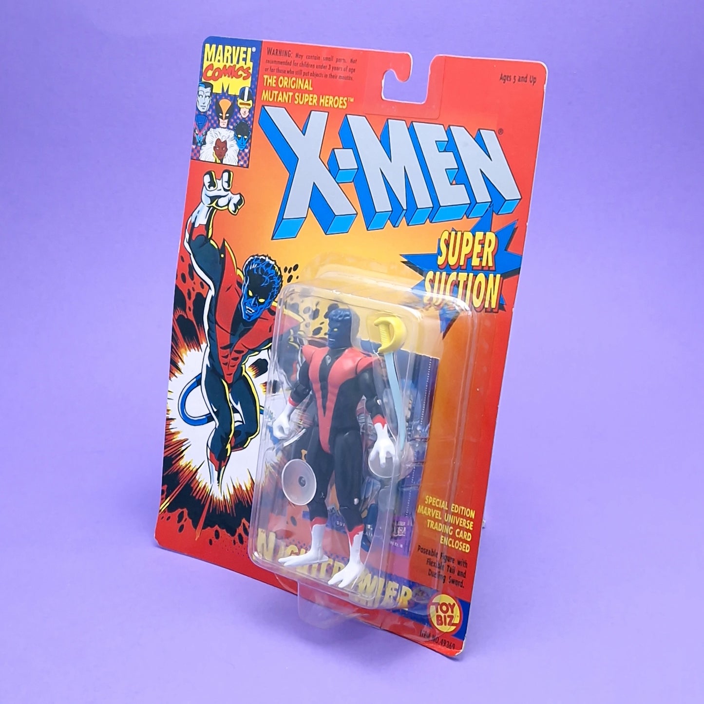 X-MEN ☆ NIGTHCRAWLER MARVEL Figure ☆ Vintage MOC Sealed Carded Toybiz 90s