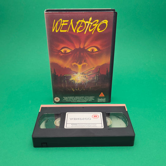 VHS Video ☆ WENDIGO ☆ 15 Cert Vintage Ex Rental Big Box FIFTH DIMENSION