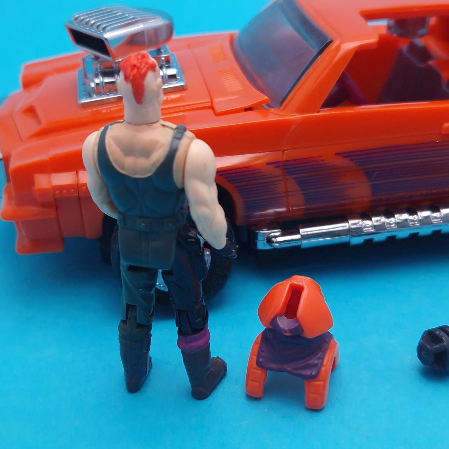 M.A.S.K ☆ STINGER Bruno Sheppard ☆ BOXED Complete Inner Vintage MASK Kenner 80s