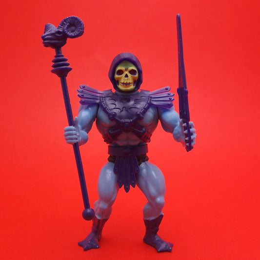 MASTERS OF THE UNIVERSE ☆ SKELETOR Complete Taiwan Vintage Figure ☆ MOTU Loose 80s Mattel
